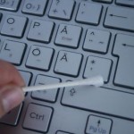 Q Tips as Keyboard Cleaner