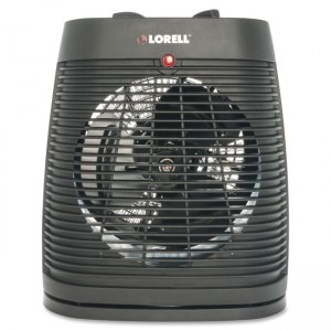 Lorell Convection Heater Electric - Black - Portable | EON Office