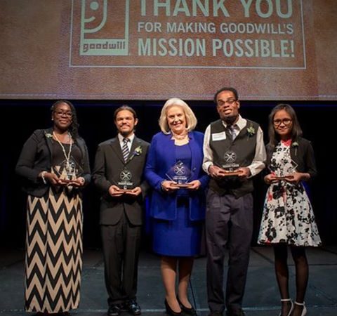 Honorees at Goodwill's 2017 Power of Work Luncheon