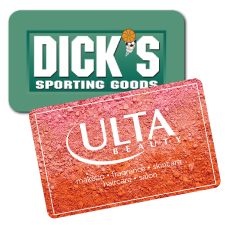Dicks or Ulta Gift Card